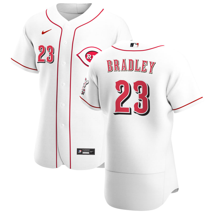 Cincinnati Reds #23 Archie Bradley Men Nike White Home 2020 Authentic Player MLB Jersey